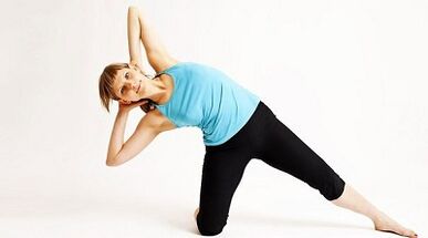 Exercises for the treatment of arthrosis of the knee joint