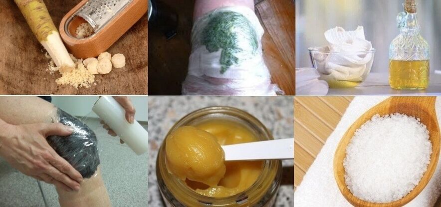 folk remedies for arthrosis of the knee joint
